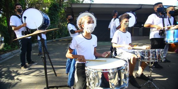 Fanfarra da Fundhas se prepara para apresentações de Natal