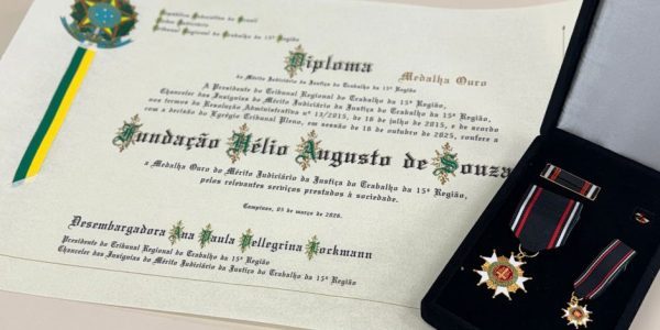 Fundhas é homenageada pelo TRT de Campinas