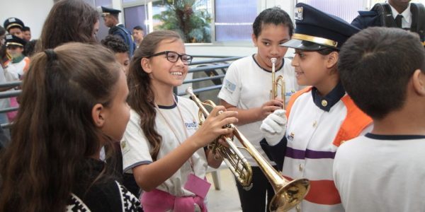 Banda da Fundhas visita unidades para troca de experiências