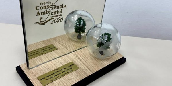 Fundhas recebe Prêmio de Consciência Ambiental