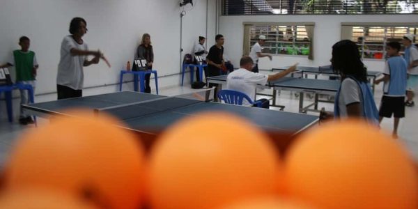 Torneio de tênis de mesa movimenta OlimpíaDHAS da Fundhas